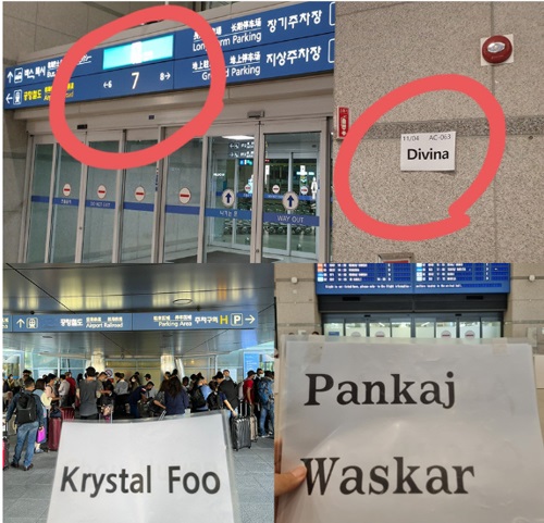 Airport Meet and Greet Pickup Sign
